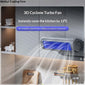 Punch-free Wall-mounted Fan For Kitchen Home Bathroom And Toilet